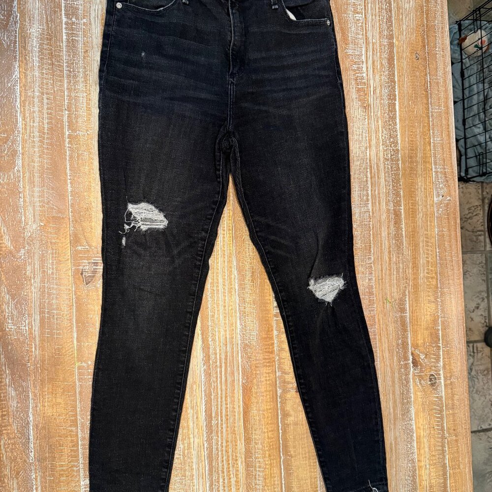 Abercrombie & Fitch Jeans, Black, 29/8R, High Rise Super Skinny